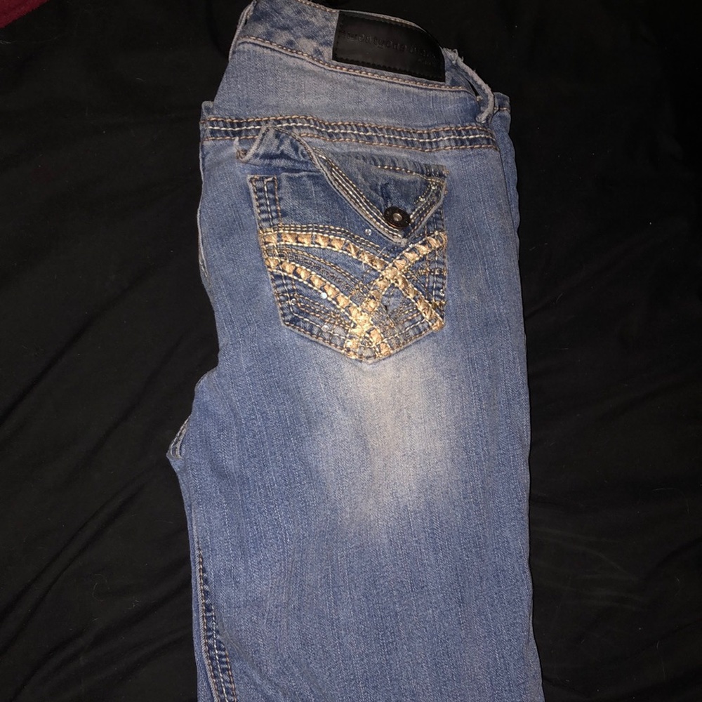 Rue21 ripped boot cut jeans
